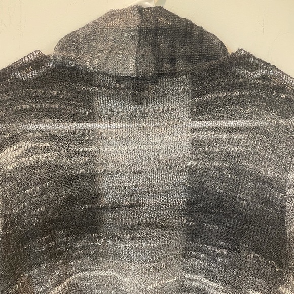 Eileen Fisher Open Front Mohair Blend Cardigan M - Picture 8 of 9